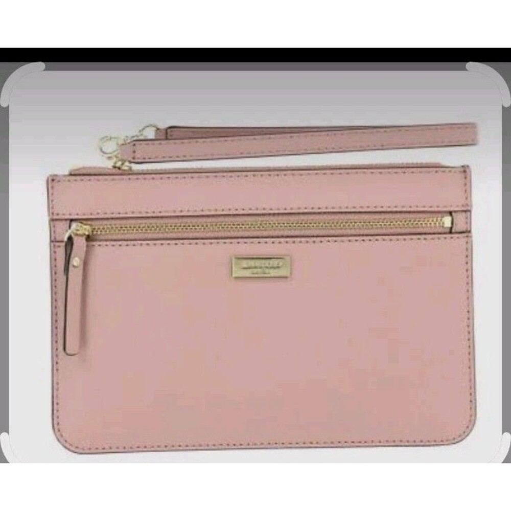 Kate Spade New York 250756 Womens Leather Handbag Clutch Pink Blush